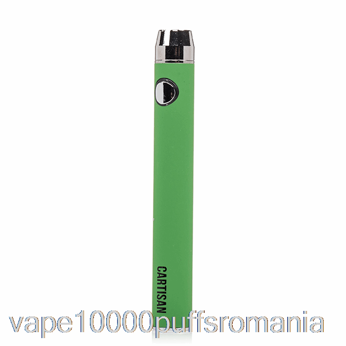 Vape Romania Buton Cartisan Vv 900 Dual Charge 510 Baterie [micro] Verde